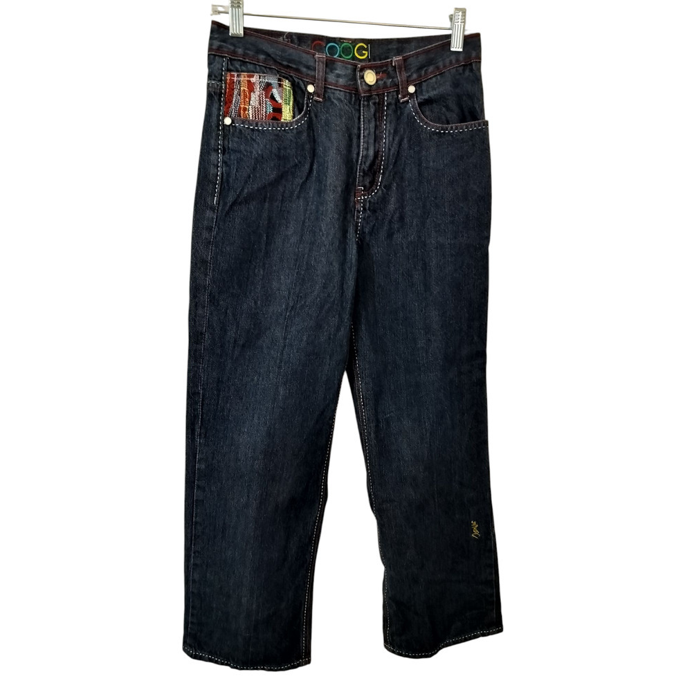 3435) Coogi Jeans Girls Dark Wash Embroidery Logo Size 14